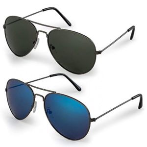 2 Pairs of Classic Aviator Sunglasses